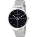  Shop Authentic Calvin Klein Even Black Dial Silver Mesh Bracelet Watch for Women - K7B21121 - Luxxuri