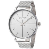  Shop Authentic Calvin Klein Even Quartz White Dial Silver Steel Strap Watch for Women - K7B21126 - Luxxuri