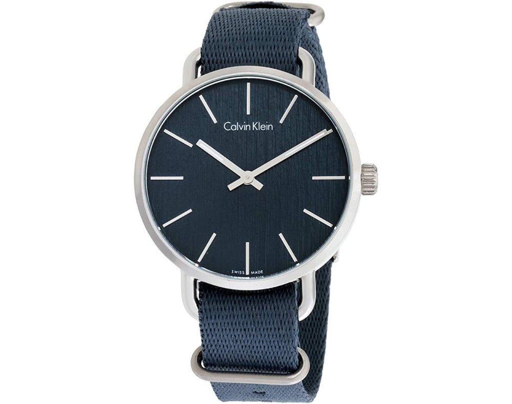  Shop Authentic Calvin Klein Even Green Dial Green NATO Strap Watch for Men - K7B211WL - Luxxuri