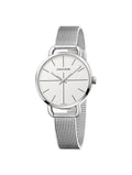  Shop Authentic Calvin Klein Even White Dial Silver Mesh Bracelet Watch for Women - K7B23126 - Luxxuri