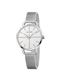  Shop Authentic Calvin Klein Even White Dial Silver Mesh Bracelet Watch for Women - K7B23126 - Luxxuri