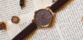  Shop Authentic Calvin Klein Even Grey Dial Brown Leather Strap Watch for Women - K7B236G3 - Luxxuri