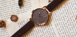  Shop Authentic Calvin Klein Even Grey Dial Brown Leather Strap Watch for Women - K7B236G3 - Luxxuri