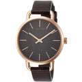  Shop Authentic Calvin Klein Even Grey Dial Brown Leather Strap Watch for Women - K7B236G3 - Luxxuri