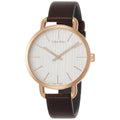  Shop Authentic Calvin Klein Even White Dial Brown Leather Strap Watch for Women - K7B236G6 - Luxxuri