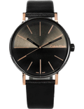  Shop Authentic Calvin Klein Boost Black Dial Black Leather Strap Watch for Men - K7Y21TCZ - Luxxuri