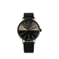  Shop Authentic Calvin Klein Boost Black Dial Black Leather Strap Watch for Men - K7Y21TCZ - Luxxuri