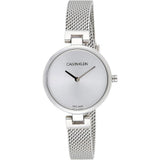  Shop Authentic Calvin Klein Authentic White Dial Silver Mesh Bracelet Watch for Women - K8G23126 - Luxxuri