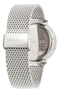  Shop Authentic Calvin Klein White Dial Silver Mesh Bracelet Watch for Women - K8M21126 - Luxxuri