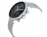  Shop Authentic Calvin Klein High Noon Chronograph Black Dial Silver Mesh Bracelet Watch for Men - K8M27121 - Luxxuri
