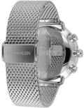  Shop Authentic Calvin Klein High Noon Silver Dial Silver Mesh Bracelet Watch for Men - K8M27126 - Luxxuri