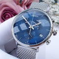 Shop Authentic Calvin Klein High Noon Chronograph Blue Dial Silver Mesh Bracelet Watch for Men - K8M2712N - Luxxuri