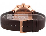  Shop Authentic Calvin Klein High Noon Silver Dial Brown Leather Strap Watch for Men - K8M276G6 - Luxxuri