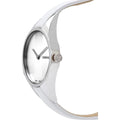  Shop Authentic Calvin Klein Rebel White Dial White Leather Strap Watch for Women - K8P231L6 - Luxxuri