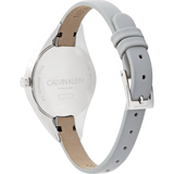  Shop Authentic Calvin Klein Rebel Grey Dial Grey Leather Strap Watch for Women - K8P231Q4 - Luxxuri