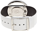  Shop Authentic Calvin Klein Glam Transparent Dial White Leather Strap Watch for Women - K9423101 - Luxxuri