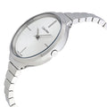  Shop Authentic Calvin Klein Lively Silver Dial Silver Steel Strap Watch for Women - K4U23126 - Luxxuri