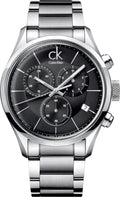  Shop Authentic Calvin Klein Masculine Chronograph Black Dial Silver Steel Strap Watch for Men - K2H27104 - Luxxuri