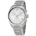  Shop Authentic Calvin Klein Masculine Chronograph White Dial Silver Steel Strap Watch for Men - K2H27126 - Luxxuri