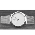  Shop Authentic Calvin Klein Minimal White Dial Silver Mesh Bracelet Watch for Women - K3M2212Y - Luxxuri