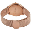  Shop Authentic Calvin Klein Minimal Black Dial Rose Gold Mesh Bracelet Watch for Women - K3M2262Y - Luxxuri