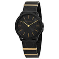  Shop Authentic Calvin Klein Minimal Black Dial Black Steel Strap Watch For Men - K3M524Z1 - Luxxuri