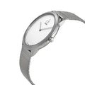  Shop Authentic Calvin Klein Minimal White Dial Silver Mesh Bracelet Watch for Men - K3M2112Y - Luxxuri