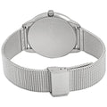 Shop Authentic Calvin Klein Minimal White Dial Silver Mesh Bracelet Watch for Men - K3M5115X - Luxxuri