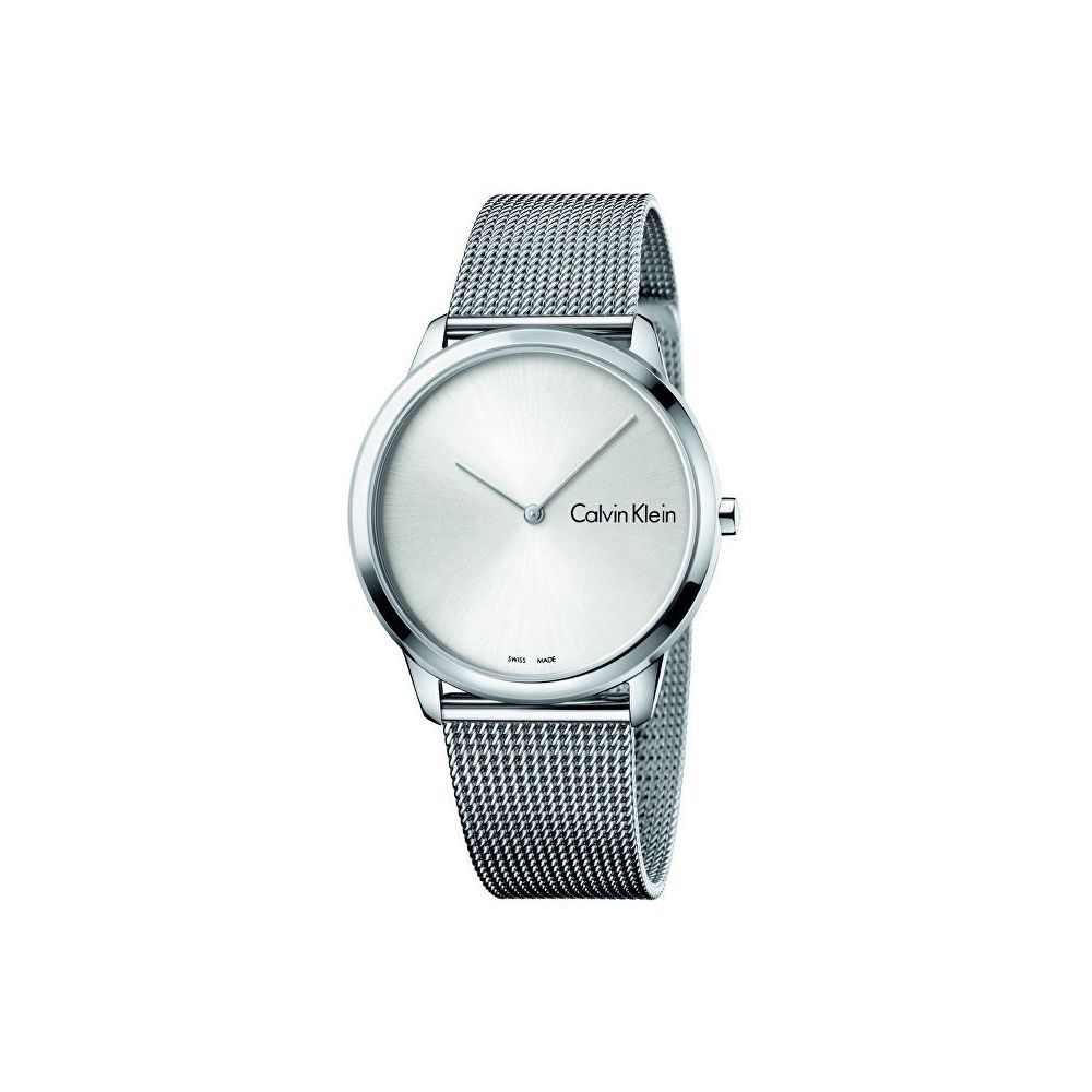  Shop Authentic Calvin Klein Minimal SIlver Dial Silver Mesh Bracelet Watch for Women - K3M221Y6 - Luxxuri