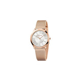  Shop Authentic Calvin Klein Minimal White Dial Rose Gold Mesh Bracelet Watch for Women - K3M22Y2X - Luxxuri