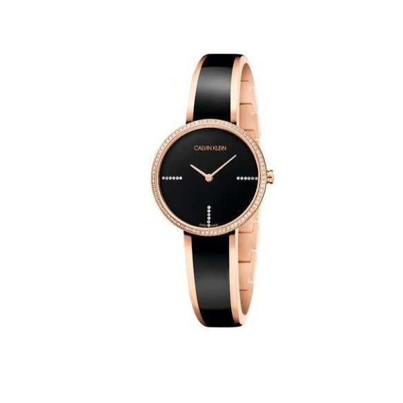  Shop Authentic Calvin Klein Seduce Black Dial Two Tone Steel Strap Watch for Women - K4E2NX1S - Luxxuri