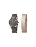  Shop Authentic Calvin Klein Even Grey Dial Grey NATO Strap Watch for Men - K7B216P3 - Luxxuri