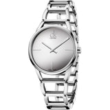  Shop Authentic Calvin Klein Class White Dial Silver Steel Strap Watch for Women - K6R23126 - Luxxuri