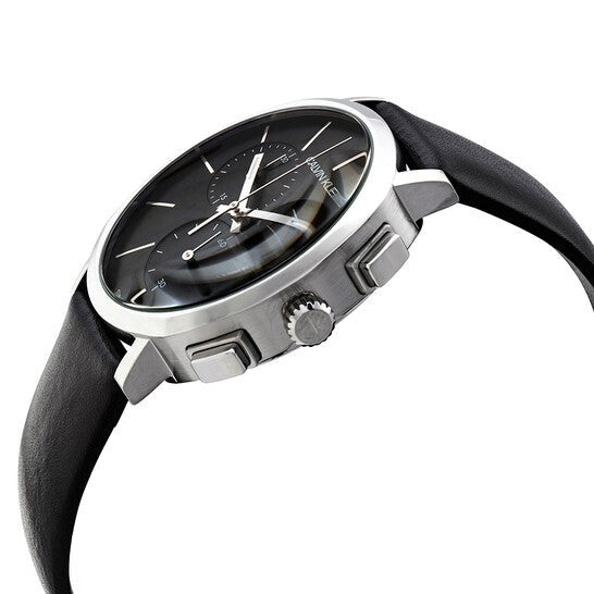  Shop Authentic Calvin Klein Posh Black Dial Black Leather Strap Watch for Men - K8Q371C1 - Luxxuri