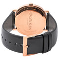  Shop Authentic Calvin Klein Posh Black Dial Black Leather Strap Watch for Men - K8Q316C3 - Luxxuri