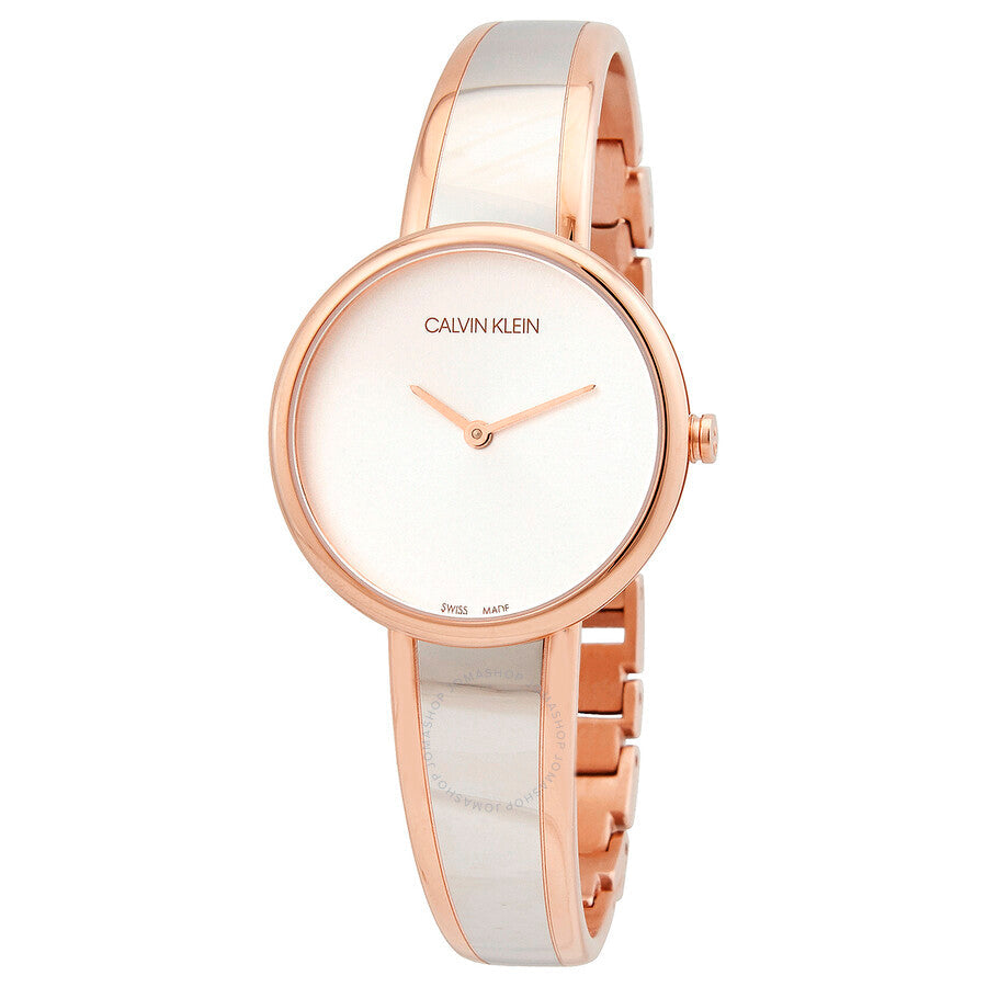  Shop Authentic Calvin Klein Seduce Silver Dial Two Tone Steel Strap Watch for Women - K4E2N61Y - Luxxuri