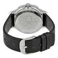  Shop Authentic Calvin Klein Skirt Chronograph Black Dial Black Leather Strap Watch for Men - K2U291C1 - Luxxuri