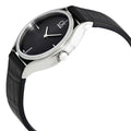  Shop Authentic Calvin Klein Skirt Black Dial Black Leather Strap Watch for Women  - K2U231C1 - Luxxuri