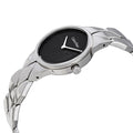  Shop Authentic Calvin Klein Snake Black Dial Silver Steel Strap Watch For Women - K6E23141 - Luxxuri