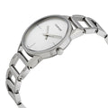  Shop Authentic Calvin Klein Stately White Dial Silver Steel Strap Watch for Women - K3G23126 - Luxxuri