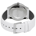  Shop Authentic Calvin Klein Steady Silver Dial White Leather Strap Watch for Women - K7Q211L6 - Luxxuri
