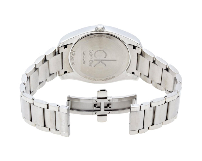  Shop Authentic Calvin Klein City Date Black Dial Silver Steel Strap Watch for Men - K2G2G143 - Luxxuri