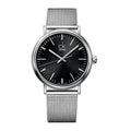  Shop Authentic Calvin Klein Surround Black Dial Silver Mesh Bracelet Watch for Men - K3W21121 - Luxxuri