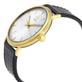  Shop Authentic Calvin Klein Surround Silver Dial Black Leather Strap Watch for Men - K3W215C6 - Luxxuri