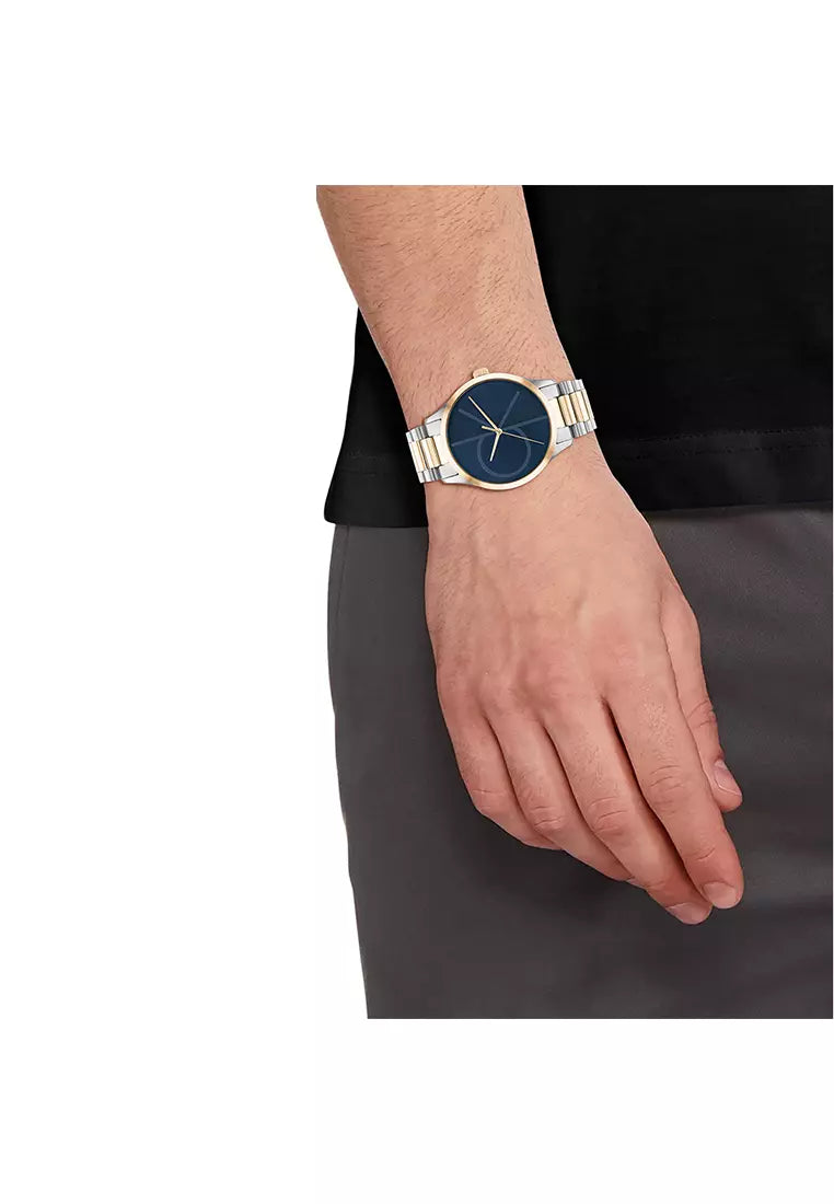  Shop Authentic Calvin Klein Minimal Blue Dial Silver Mesh Bracelet Watch for Women - K3M2212N - Luxxuri