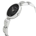  Shop Authentic Calvin Klein Wavy Black Dial Silver Steel Strap Watch for Women - K9U23141 - Luxxuri