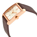  Shop Authentic Calvin Klein Window White Dial Brown Leather Strap Watch for Women - K2M23620 - Luxxuri