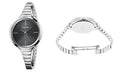  Shop Authentic Calvin Klein Lively Black Dial Silver Steel Strap Watch for Women - K4U23121 - Luxxuri