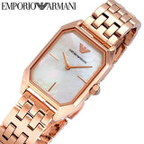  Shop Authentic Emporio Armani Giola White Mother of Pearl Dial Rose Gold Steel Strap Watch For Women - AR11147 - Luxxuri