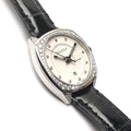  Shop Authentic Gucci GG2570 Diamonds Silver Dial Black Leather Strap Watch For Women - YA142507 - Luxxuri